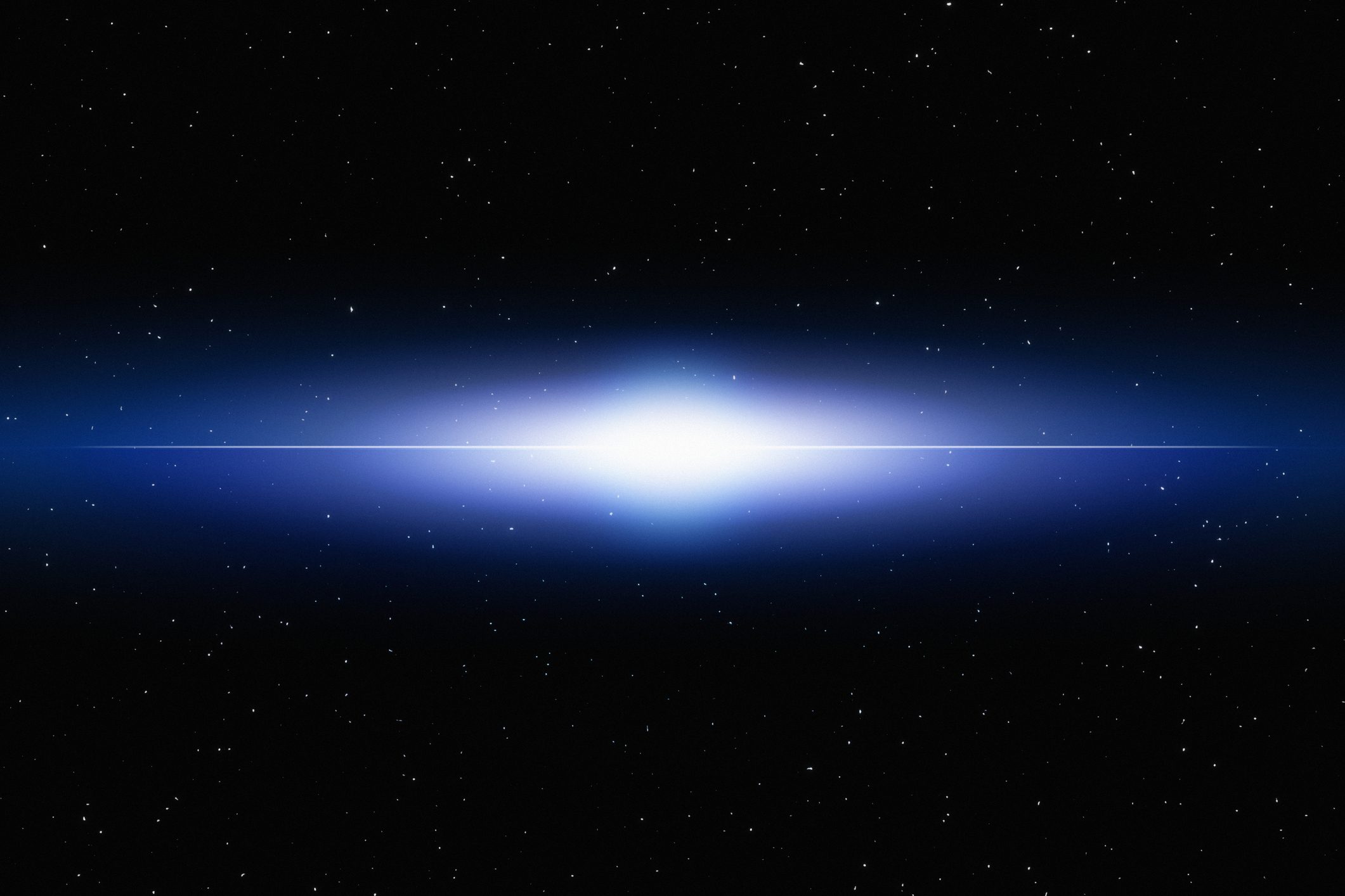 Deep space star explosion
