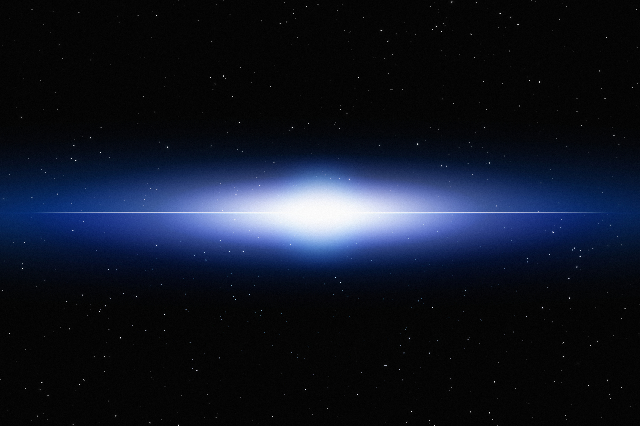 Deep space star explosion