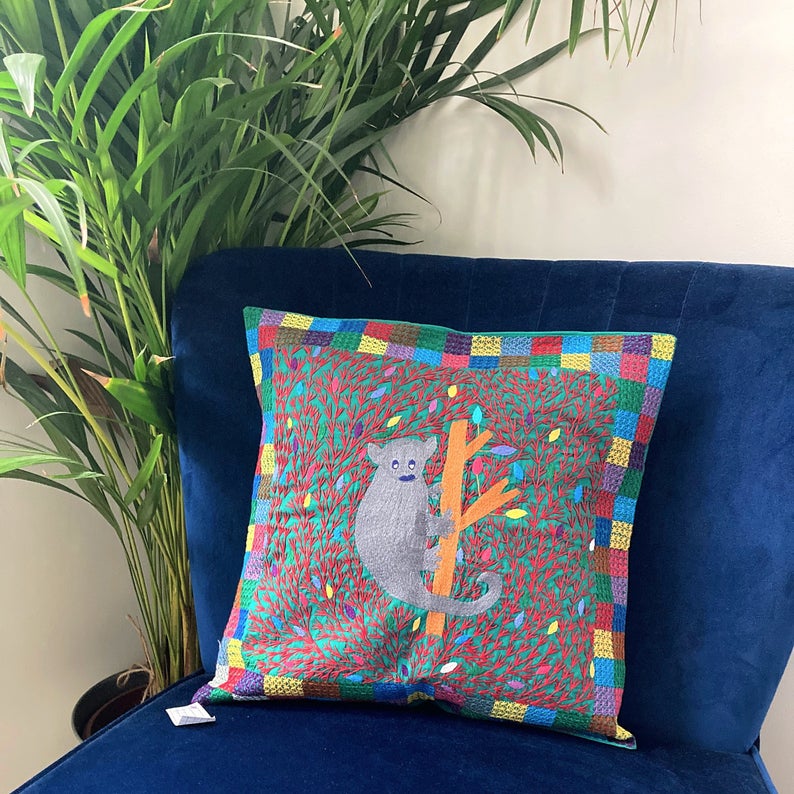 Stitch cushion