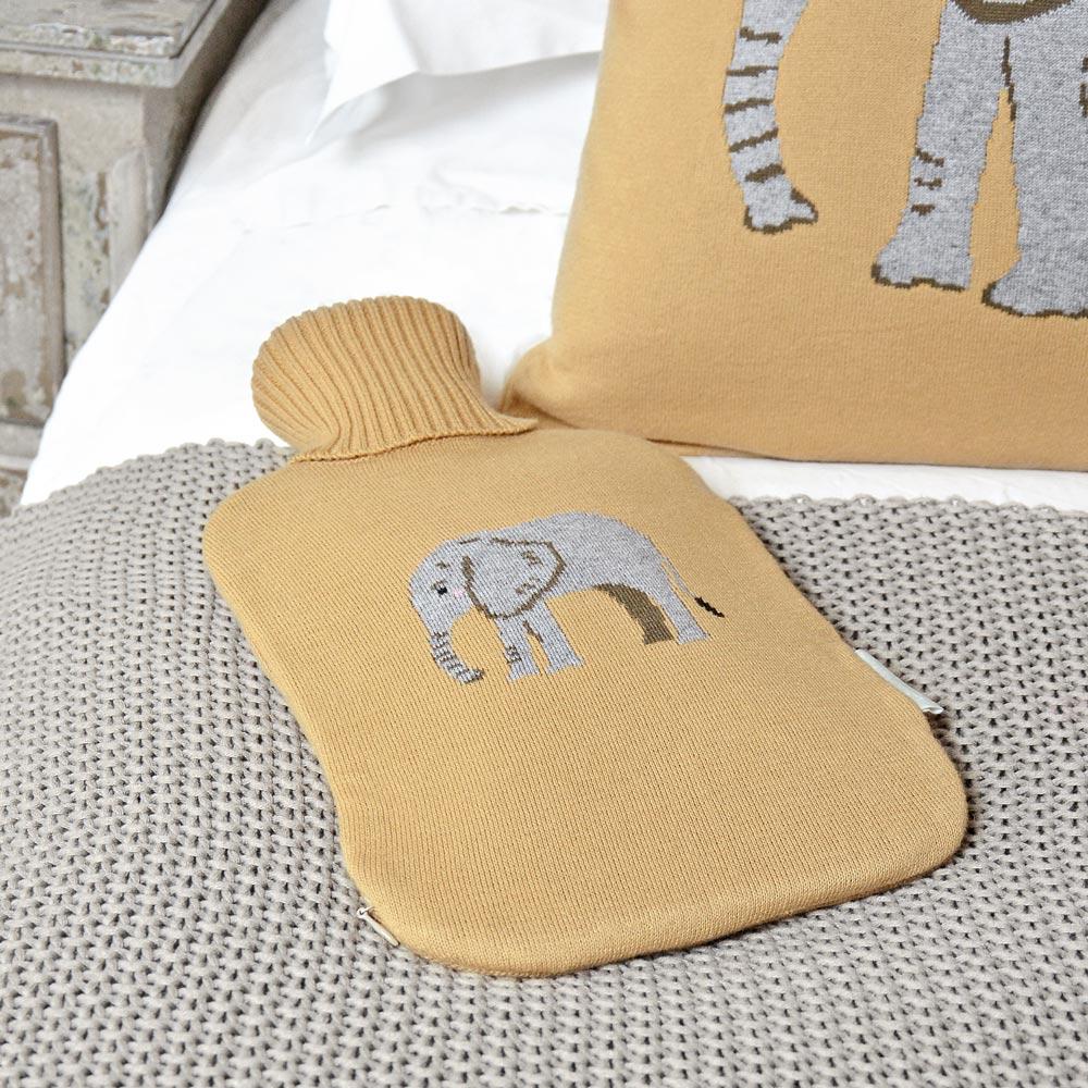 Elephant hot water bottle