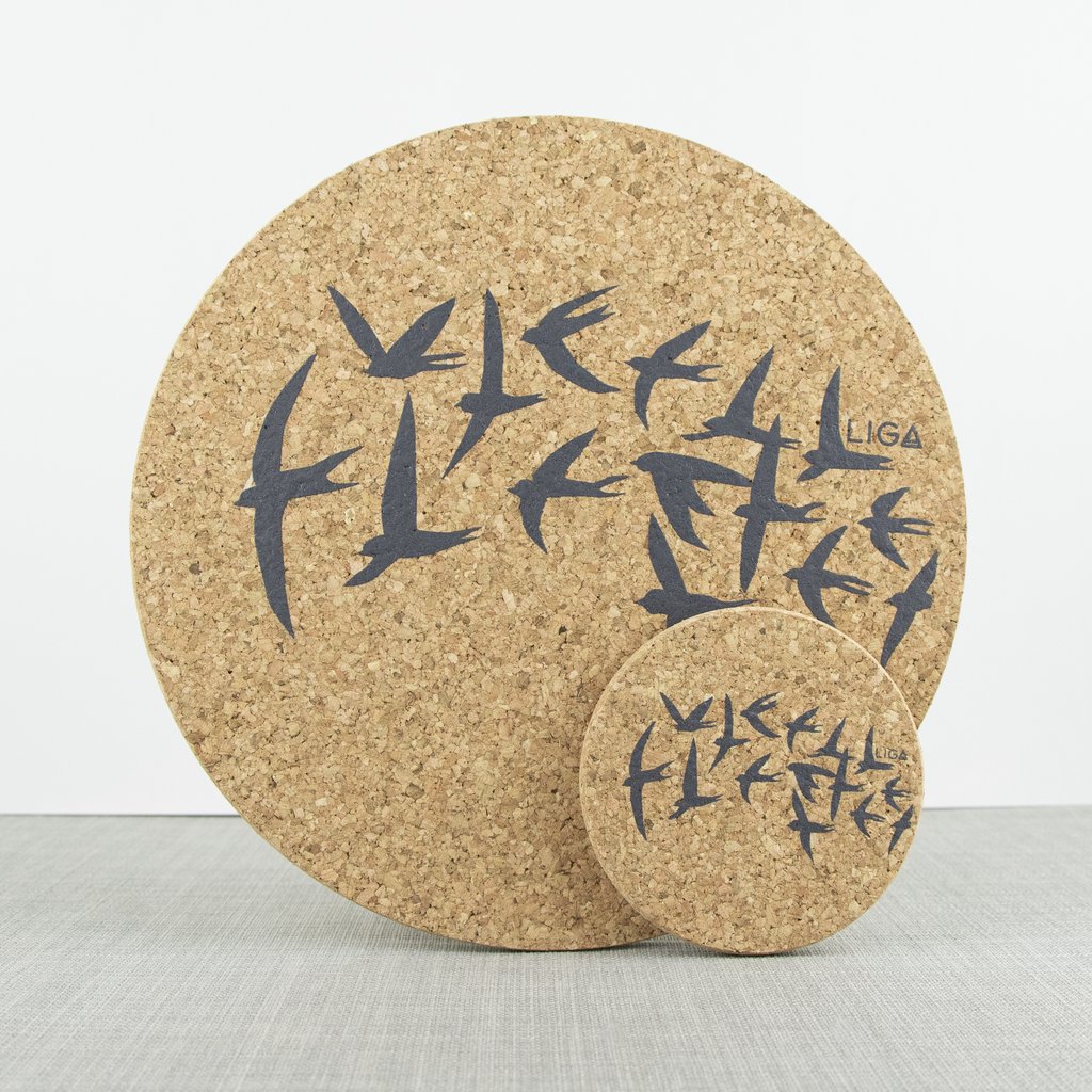Swallow cork mats