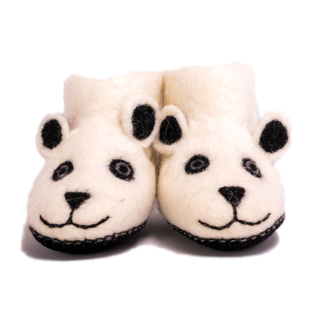 Polar bear slippers