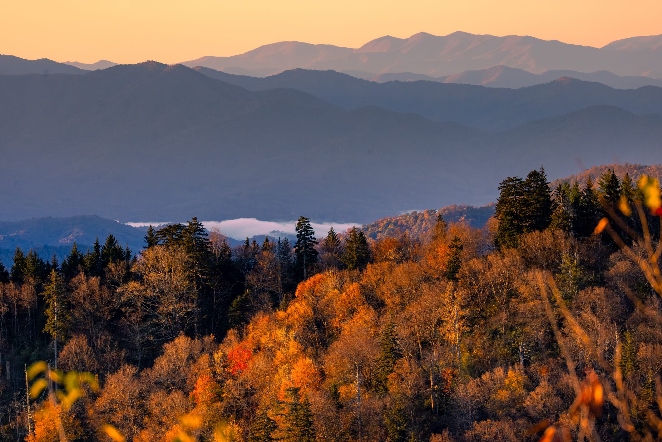 Great Smoky Mountains at Sunrise