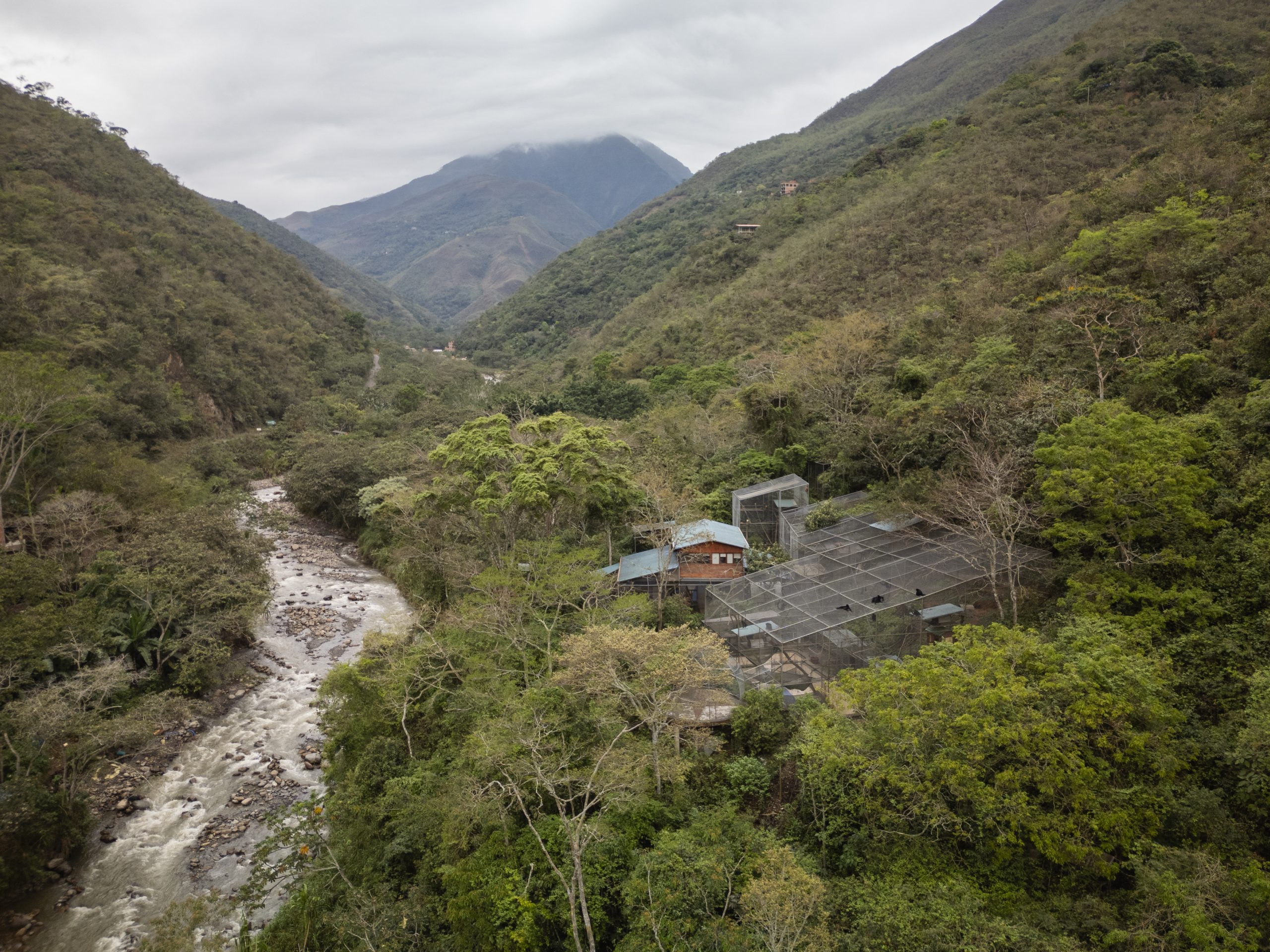 Aerial view of Senda Verde Animal Refuge