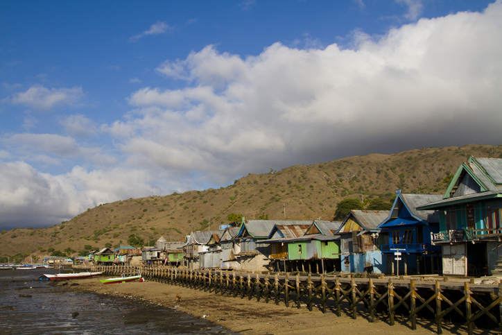 Komodo village Indonesia