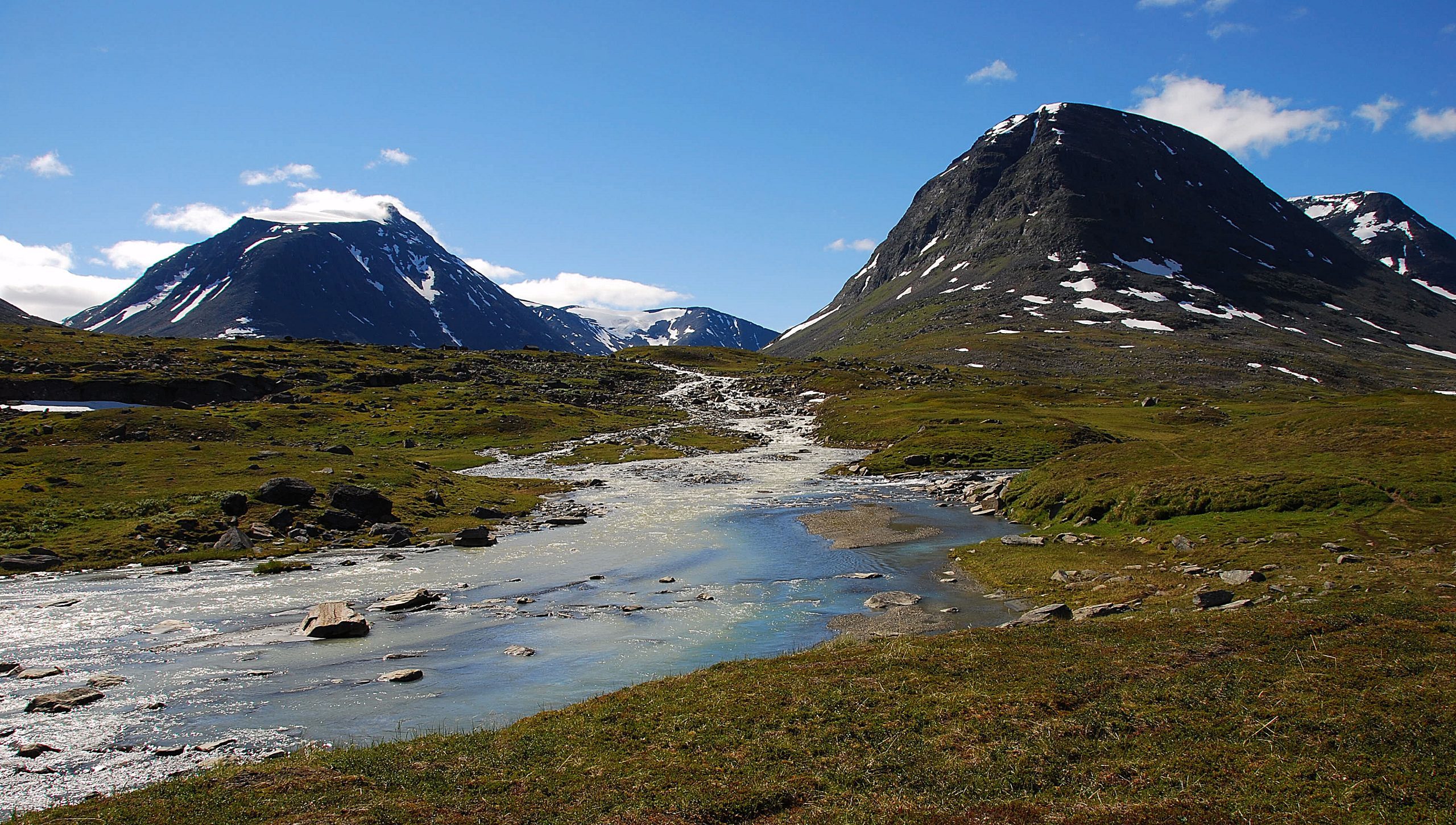 River and mountains
