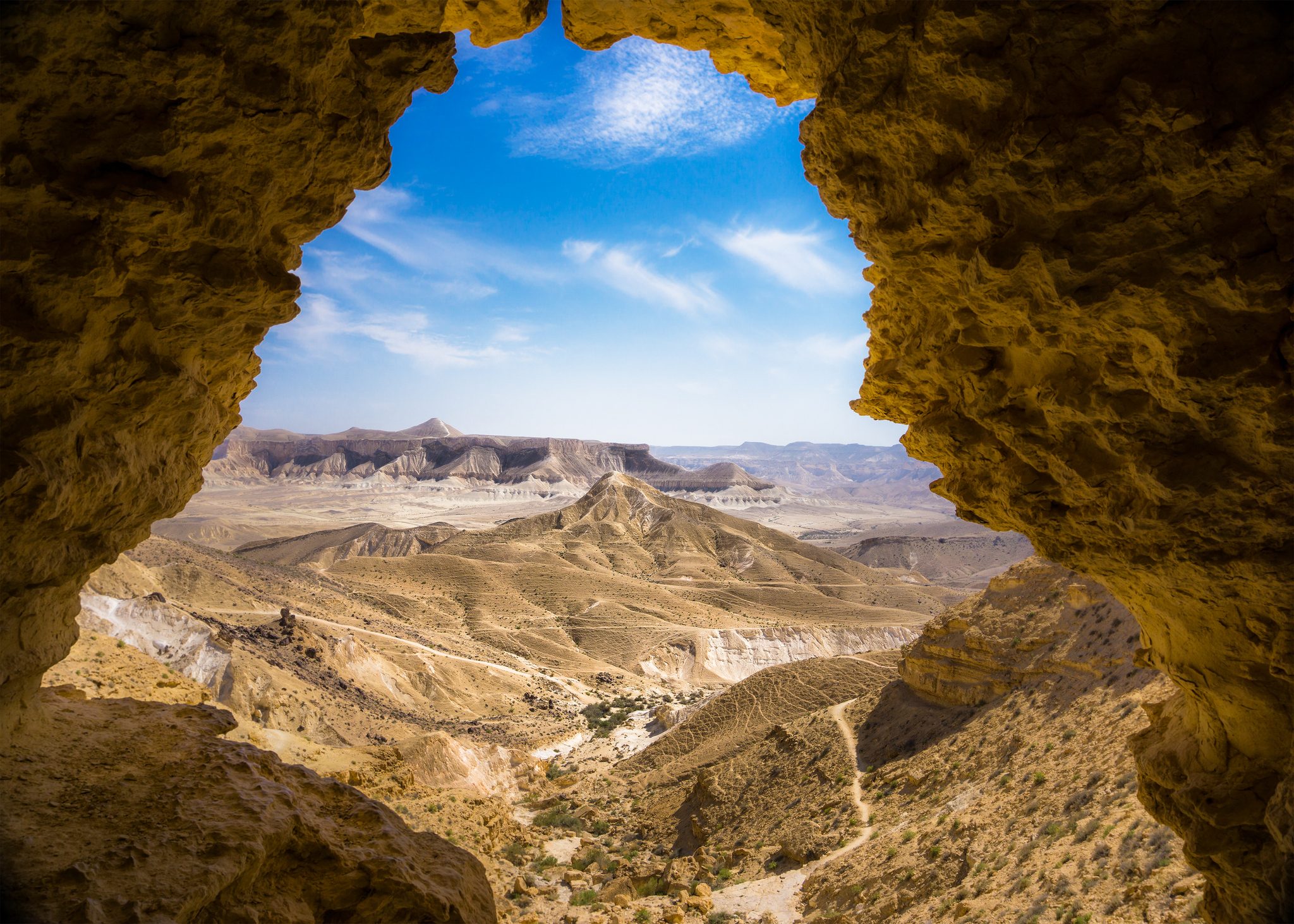 Cave in Negev, Israel.