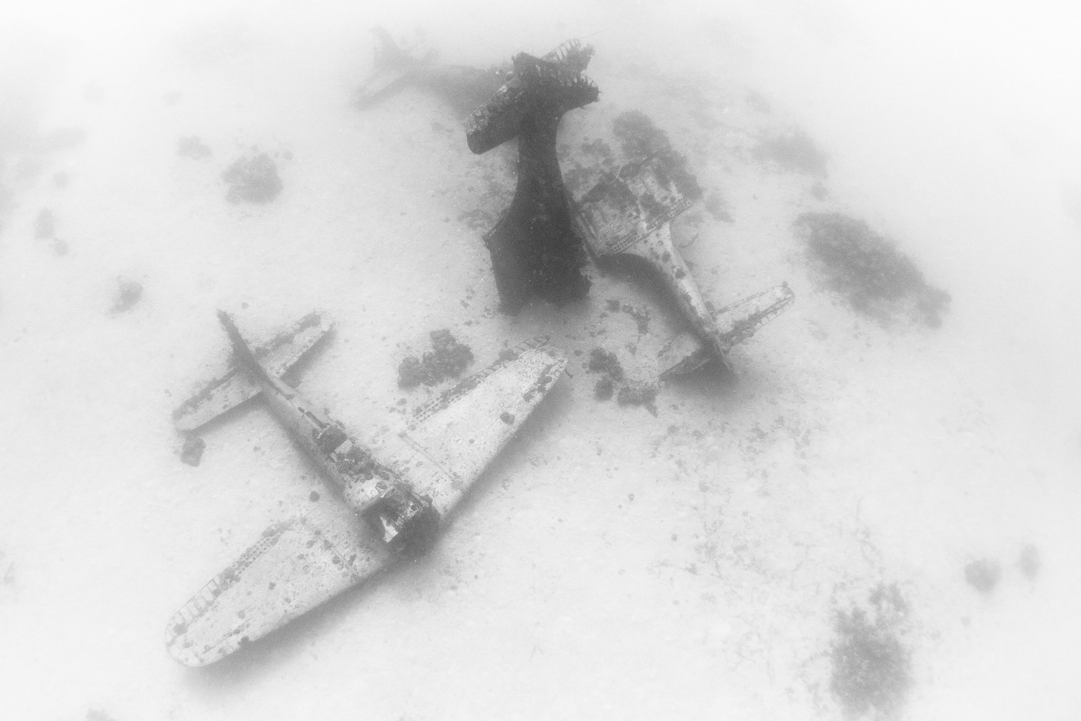 Airplane graveyard, Kwajalein Atoll, Marshall Islands