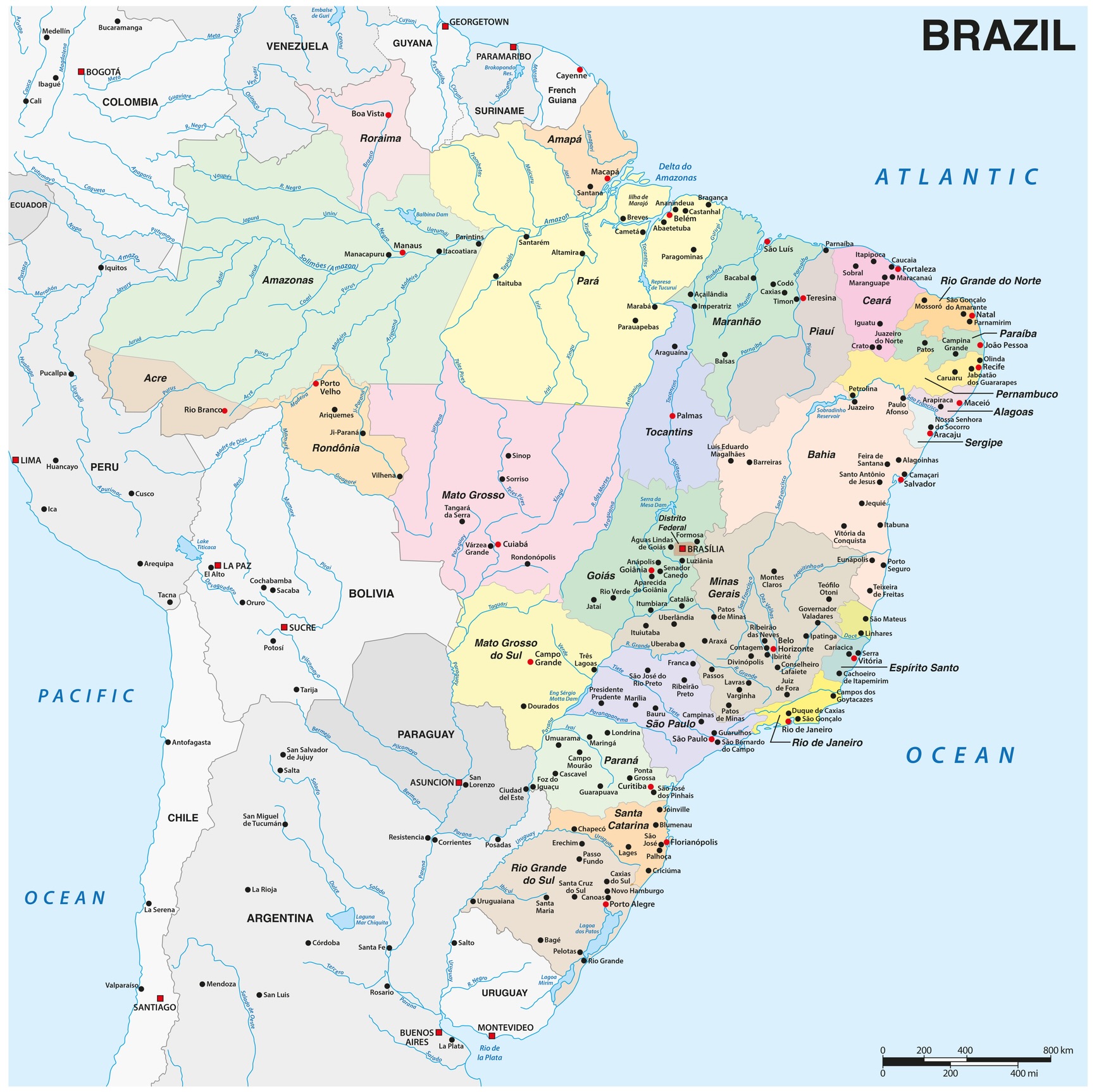Rio Grande do Sul map