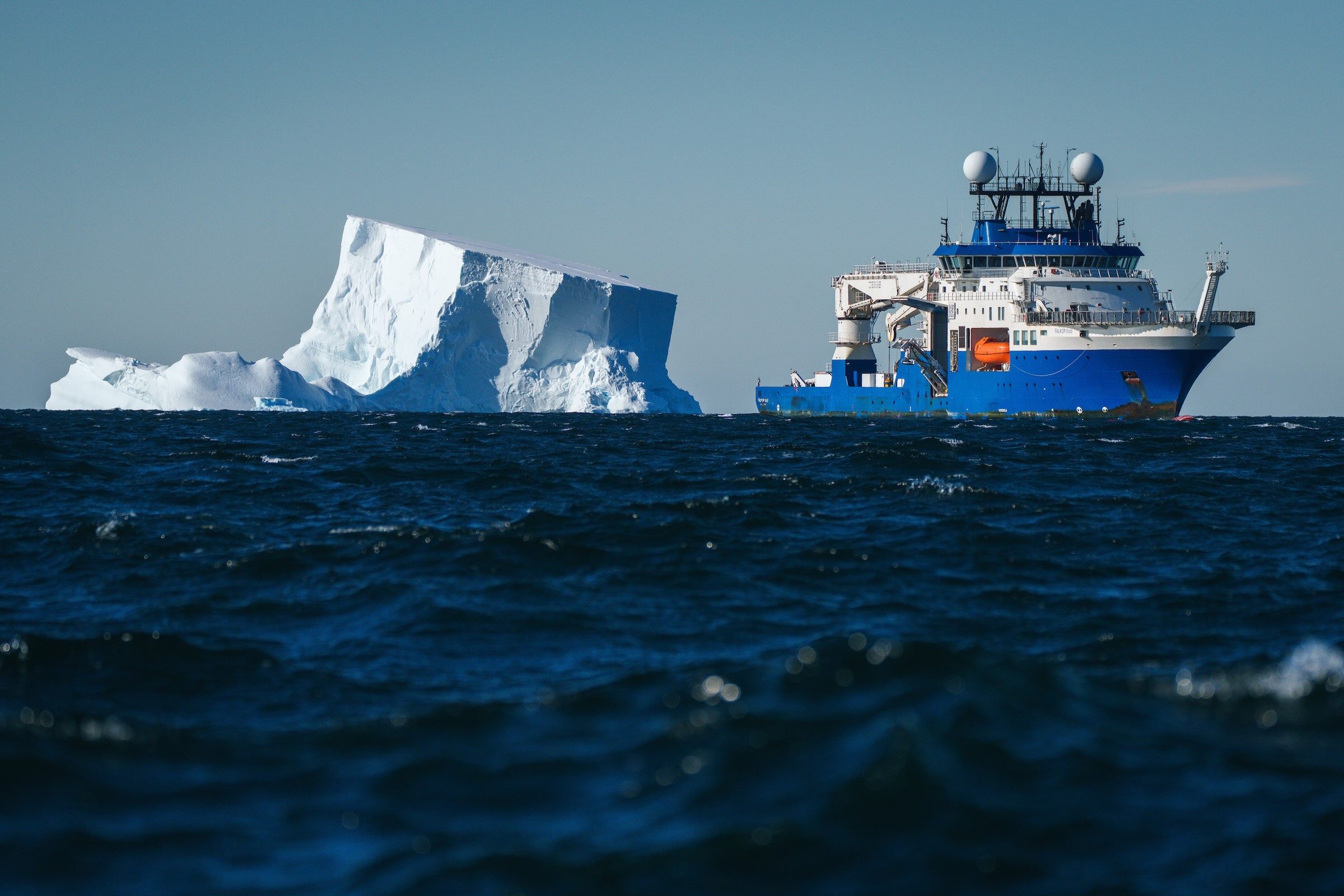 Falkor Too Antarctica icebergs