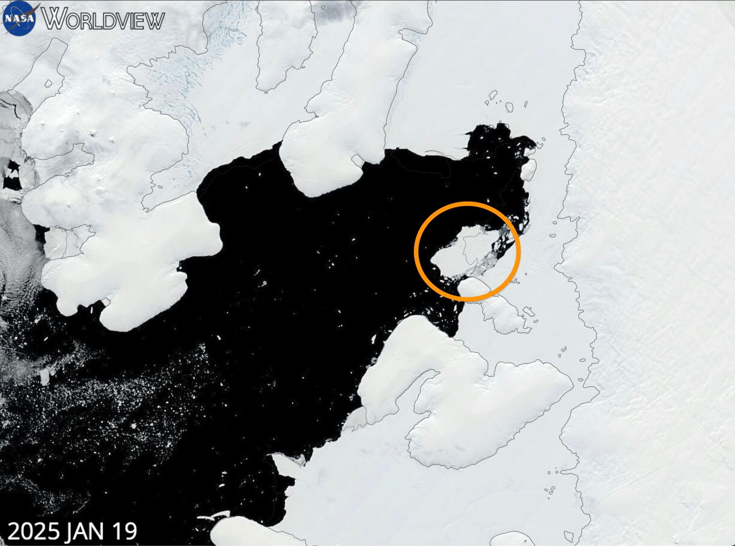 Iceberg map
